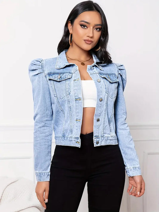 Chaqueta vaquera clásica para mujer