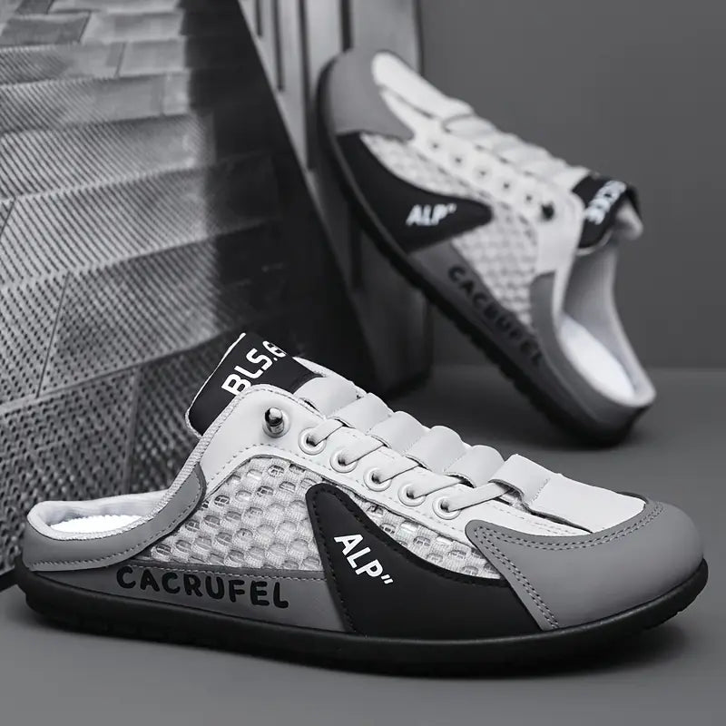 Zapatillas de deporte ligeras con espalda abierta para hombre